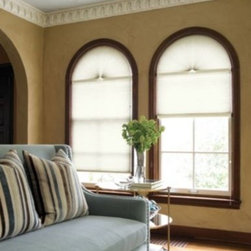 Custom Smith + Noble window treatments - Cellular Shades