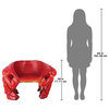 Spice Islands King Crab Chair Red Finish