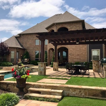 Beautiful Southlake Exterior & Pergola