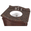 32"  Baltic Brown Granite Fiesta Bathroom Sink Vanity CF-2873SB-TK