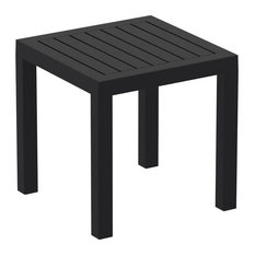 50 Most Por Contemporary Plastic Outdoor Side Tables For 2018 Compamia Cozy Days Ocean Square Side Table Black Outdoor Tables