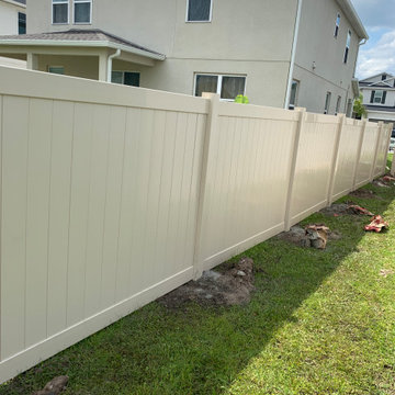 Vinyl fence