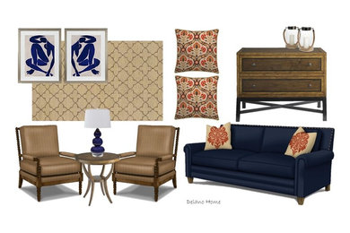 Home design - transitional home design idea in Orange County
