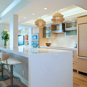 Palm Beach Contemporary Kitchen