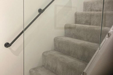 Design ideas for a modern staircase in Cheshire.