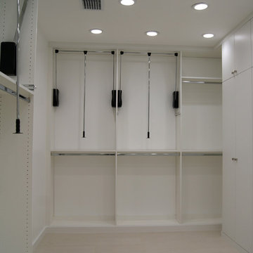 Crisp White Master Closet |  SpaceManager Closets
