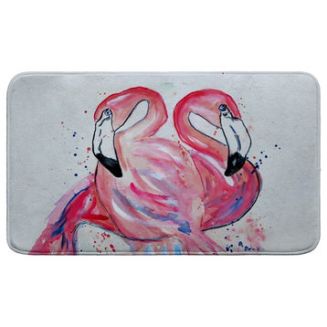 Betsy's Flamingos Bath Mat 18x30