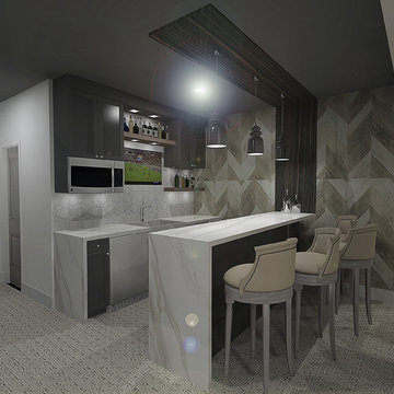 MD Basement Bar design