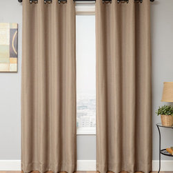 Blindsgalore Signature Drapery Panel: Euro Linen Blackout - Curtains