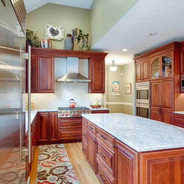 Wayne Home Kitchen Remodel with view to side door