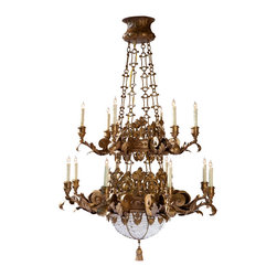 Ebanista - Santini Two-Tiered Chandelier - Chandeliers