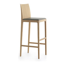 ANNA Stool w/ Upholstered Seat - Bar Stools And Counter Stools