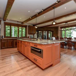 Timber Frame Home on Lake Ontario - Hardwood Flooring