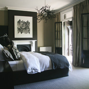 Black And Beige Bedroom Ideas And Photos Houzz