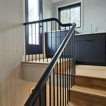 Project #115 | Staircase with Continuous Rail System Without Newels