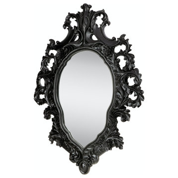 Madame Antoinette Salon Mirror, Ebony