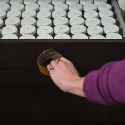 IKEA Kitchen Remodel with Leather Drawer Pulls - Cabinet And Drawer Knobs