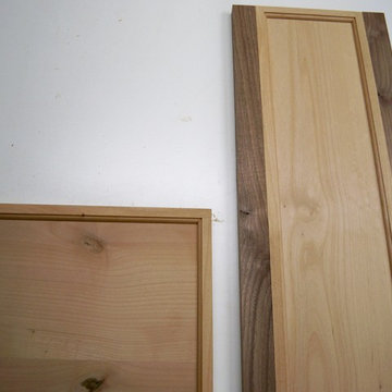 Alder/Walnut Kitchen cabinet door build