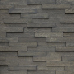 Parement mural en ch&ecirc;ne Gris (Parqueterie de Bourgogne) - Wall Decor