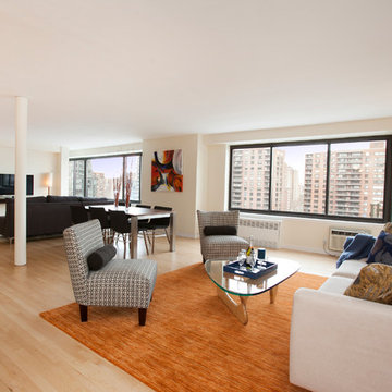 NYC Living/Family/Den Rooms by Designed to Appeal