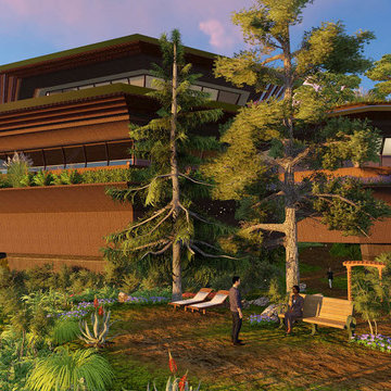 California Corporate Mountain side Retreat