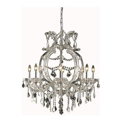 Elegant Lighting - Elegant Lighting 2800D28C/EC Chandelier Maria Resa Collection - Chandeliers