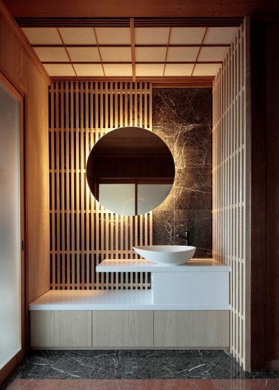 Modern Cloakroom by hannat architects