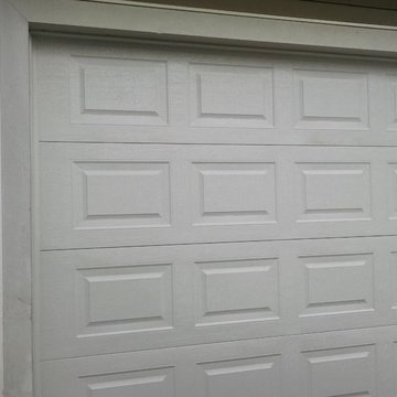 White Sectional Overhead Garage Door