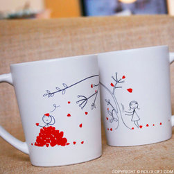 Love You Madly Couple Mugs - Kitchen Products