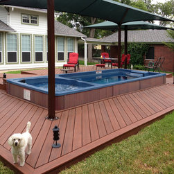 Endless Pool&reg; Swim Spa with Hot Tub - Hot Tubs