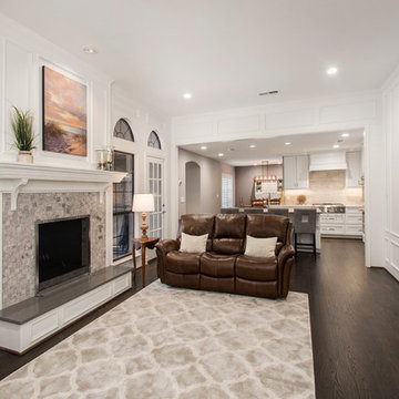 Scott Circle Kitchen & Living Room