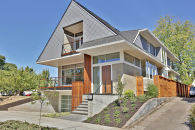 Contemporary exterior home idea in Portland