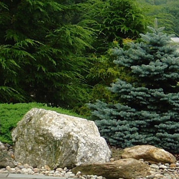 Landscaping with stone