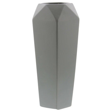 Contemporary Gray Ceramic Vase 60775