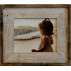 Barn Wood Picture Frame, Lighthouse Whitewash, 12"x16"