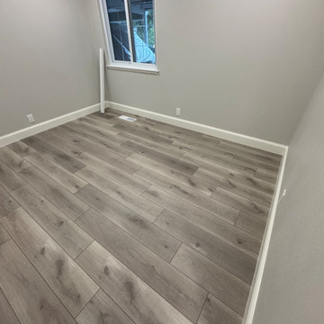 Home Remodel/ One Bath/paint/popcorn removal/LED Can lights/baseboards/Flooring
