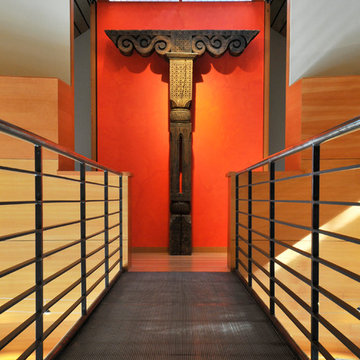 Bridge to west bedrooms