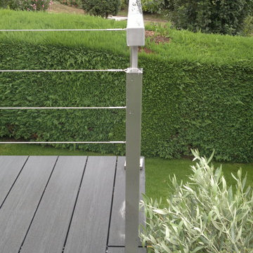 balustrade inox en tube carré