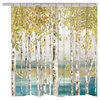 Birches Of Autumn Shower Curtain