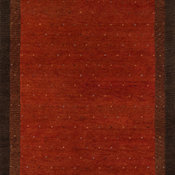 Desert Gabbeh Hand-Tufted Rug, Paprika, 8'x11'