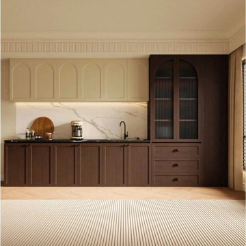 Check out these stunning mid-century modern cabinets!