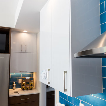Glass Tile Backsplash in Grand Rapids