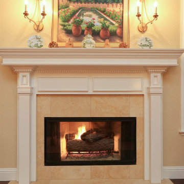 Traditional Home Remodel: Fireplace