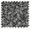 Tahitian Black Pearls - Pearl Black Scale - Tile for Floors Flooring Walls
