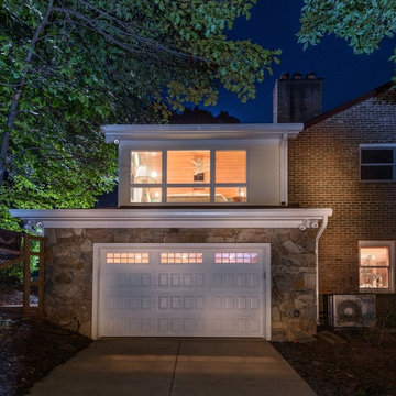 Vienna Transitional Sunroom Garage Addition