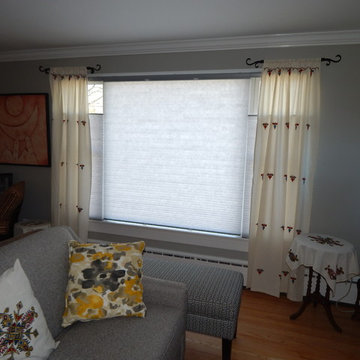 Room darkening, cordless, Top down-bottom up cellular shades Haymarket Va