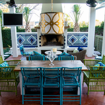 Mexican Inspired Old Metairie Residence