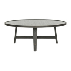 Retro Coffee Tables Houzz Safavieh Malone Retro Mid Century Wood Coffee Table Dark Gray Tables