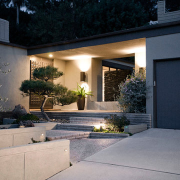 A Classic 1940's Mid Century Modern Home with Asian Design Influences
