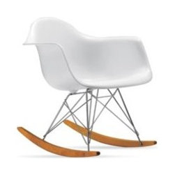 Vitra Miniatures Collection, Eames Molded Plastic Rocker - Rocking Chairs